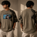 White Beard Anime Embroidery T-Shirt
