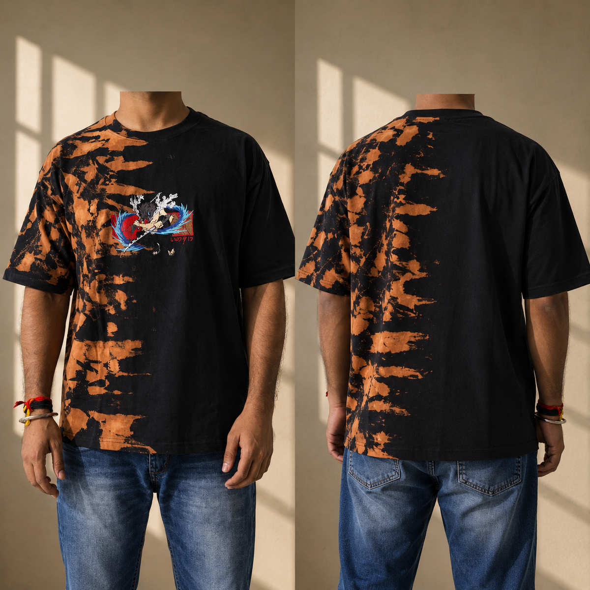 Orange Bleach Anime T-Shirt | Oversized Streetwear – Adenva